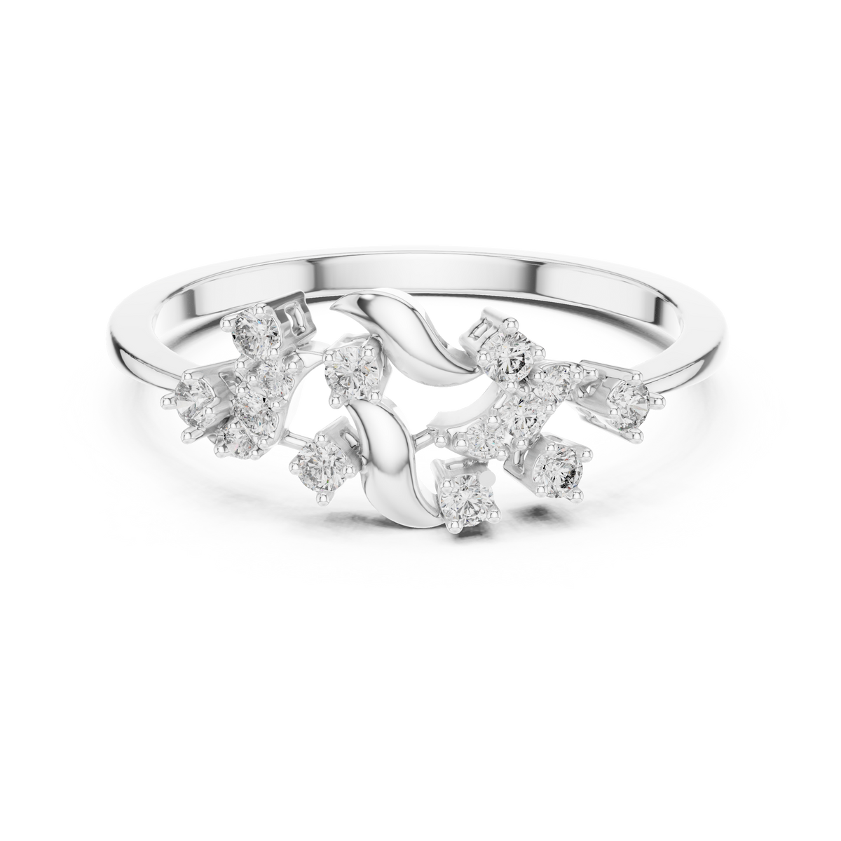 Nature Twist Diamond Ring