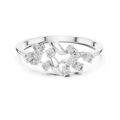 Nature Twist Diamond Ring
