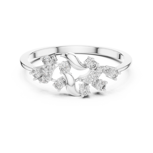 Nature Twist Diamond Ring
