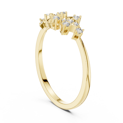 Nature Twist Diamond Ring
