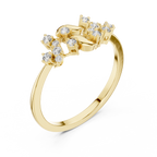 Nature Twist Diamond Ring