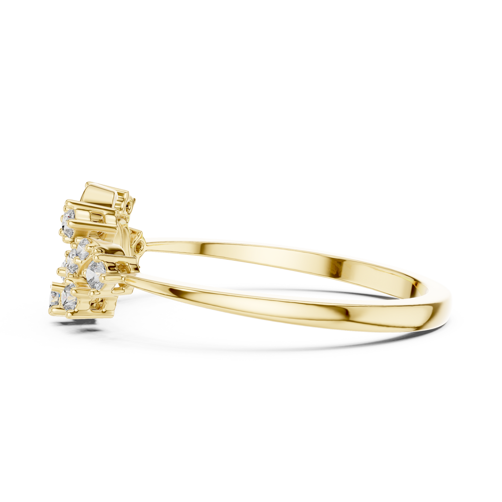 Nature Twist Diamond Ring