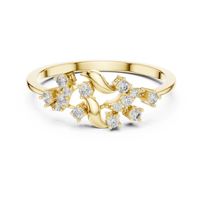 Nature Twist Diamond Ring