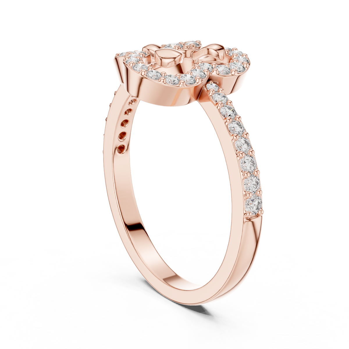 Timeless Floral Diamond Ring