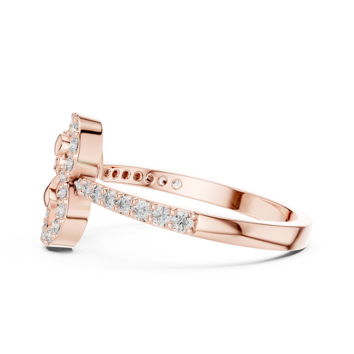 Timeless Floral Diamond Ring