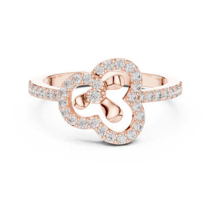 Timeless Floral Diamond Ring