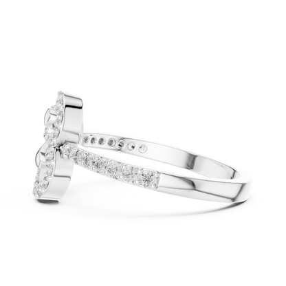 Timeless Floral Diamond Ring