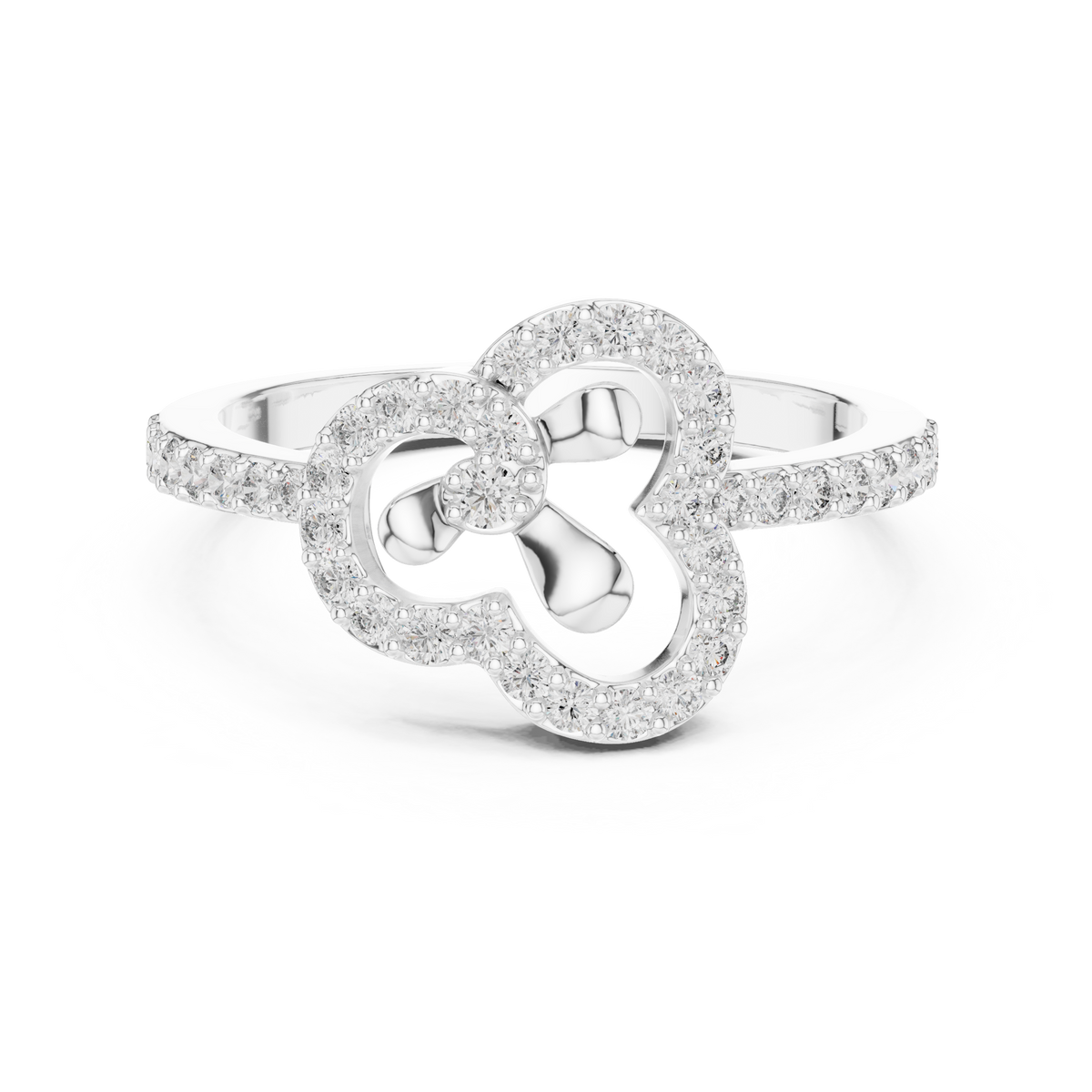 Timeless Floral Diamond Ring