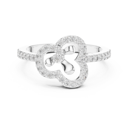 Timeless Floral Diamond Ring