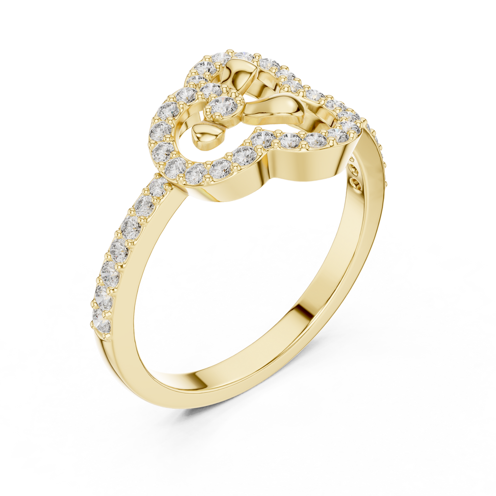 Timeless Floral Diamond Ring