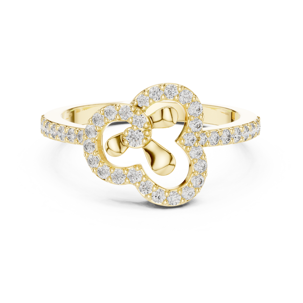 Timeless Floral Diamond Ring