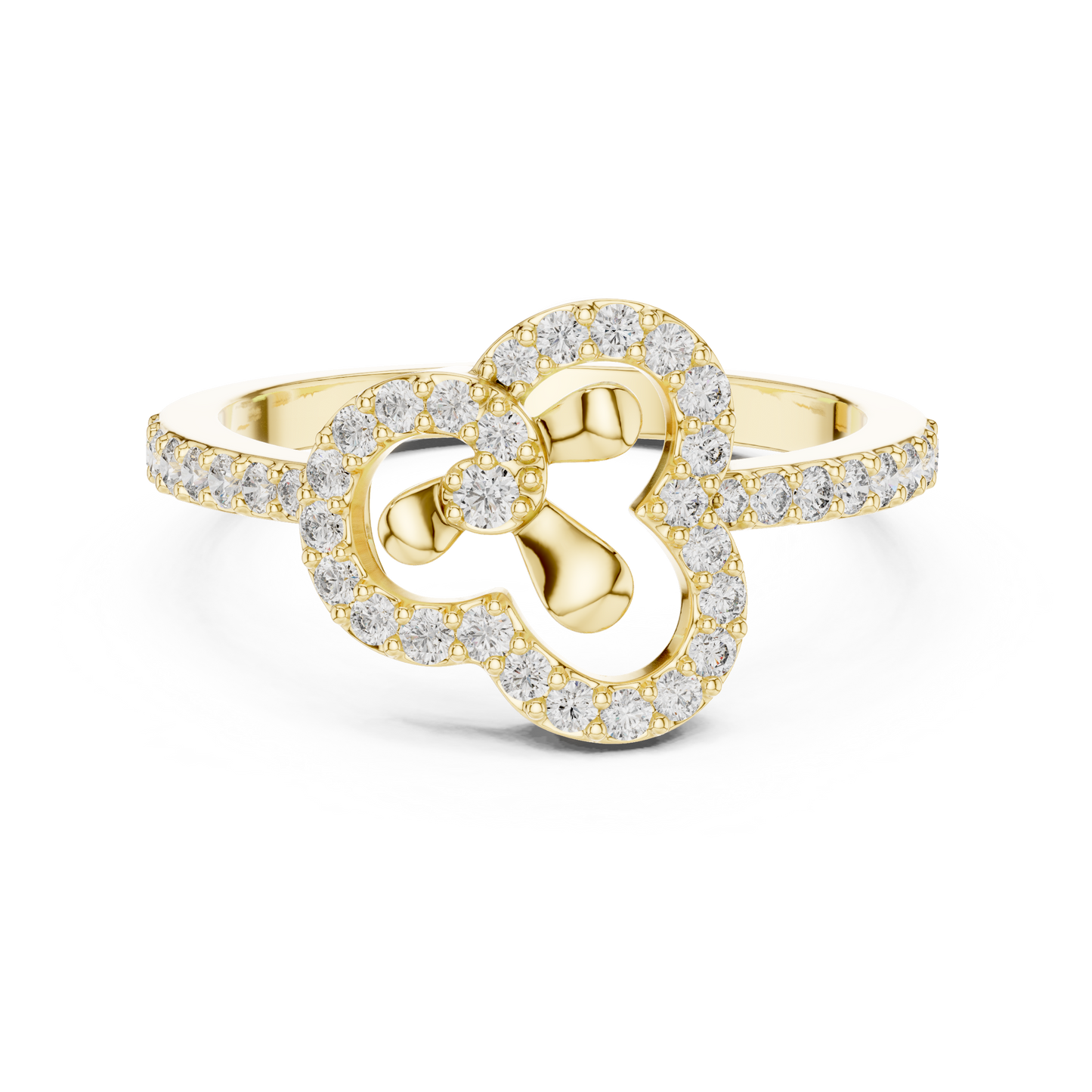 Timeless Floral Diamond Ring