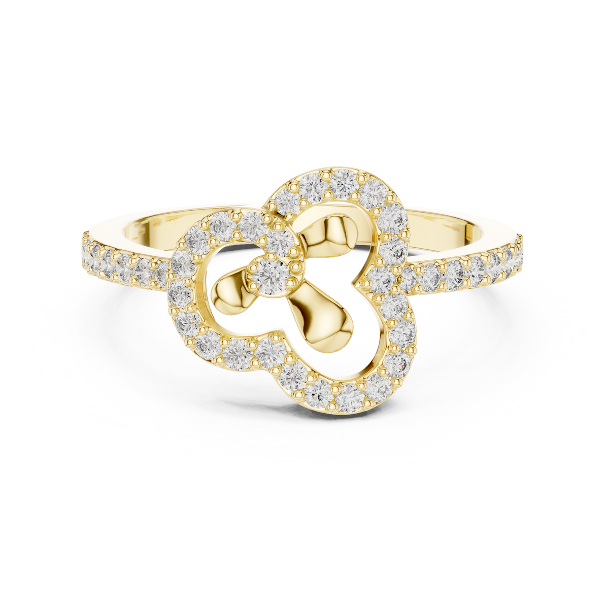 Timeless Floral Diamond Ring