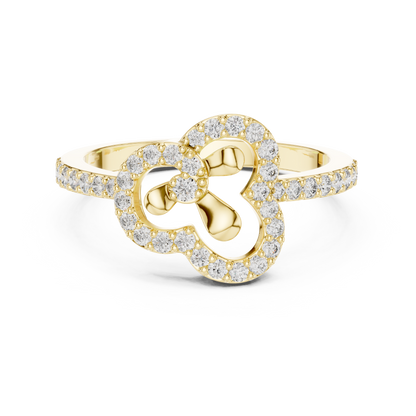Timeless Floral Diamond Ring