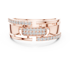 Diamond Gold Ring – Bold Designer Diamond Fashion Ring