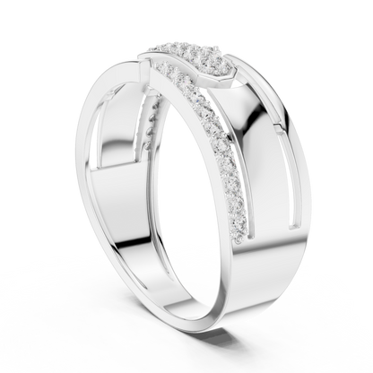 Diamond Gold Ring – Bold Designer Diamond Fashion Ring