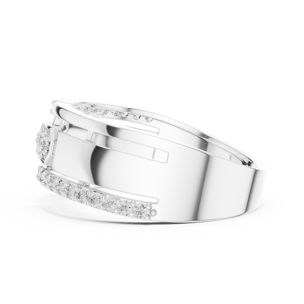 Diamond Gold Ring – Bold Designer Diamond Fashion Ring