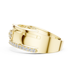 Diamond Gold Ring – Bold Designer Diamond Fashion Ring