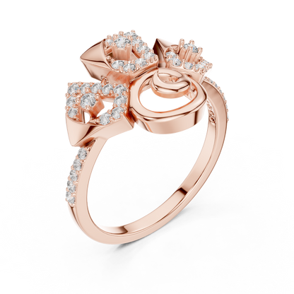 Statement Royal Gold Ring