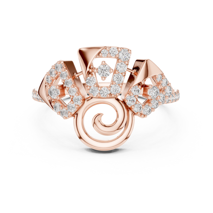 Statement Royal Gold Ring