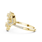 Statement Royal Gold Ring