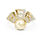 Statement Royal Gold Ring