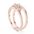 Double Band Infinity Diamond Ring