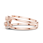 Double Band Infinity Diamond Ring