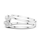 Double Band Infinity Diamond Ring