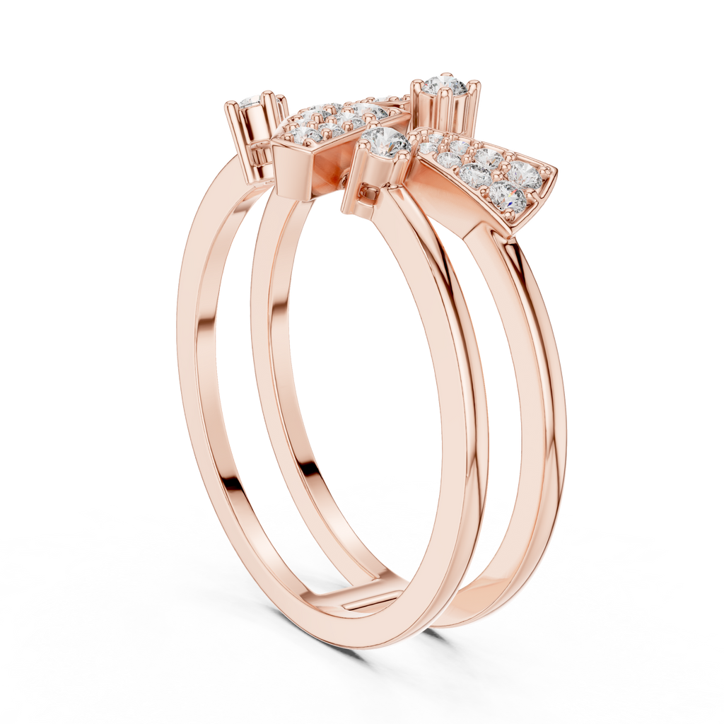 Golden Triangle Spark Ring