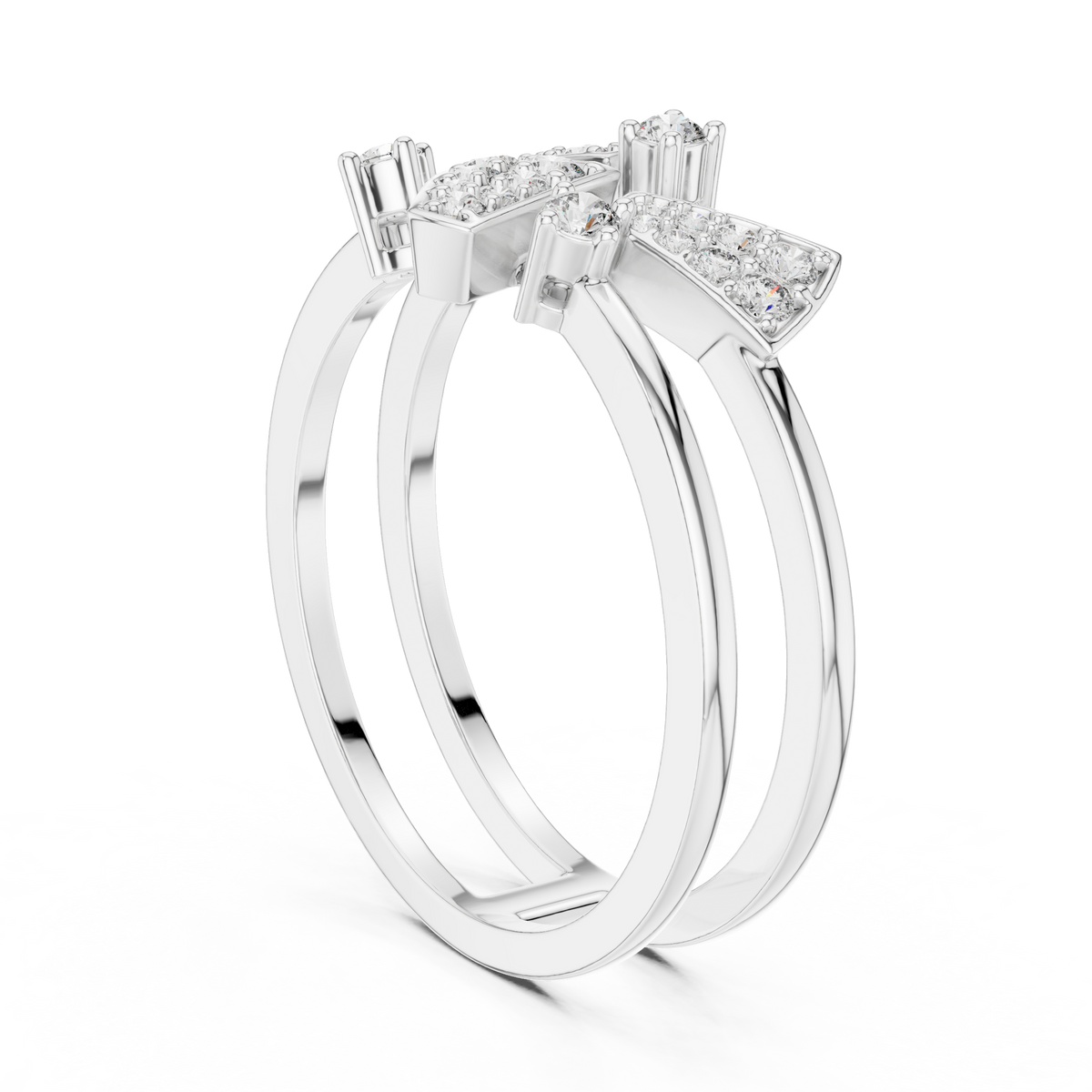 Golden Triangle Spark Ring