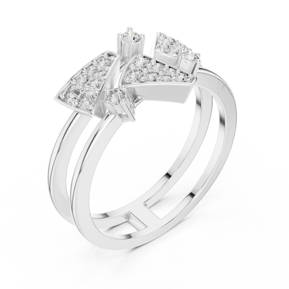 Golden Triangle Spark Ring