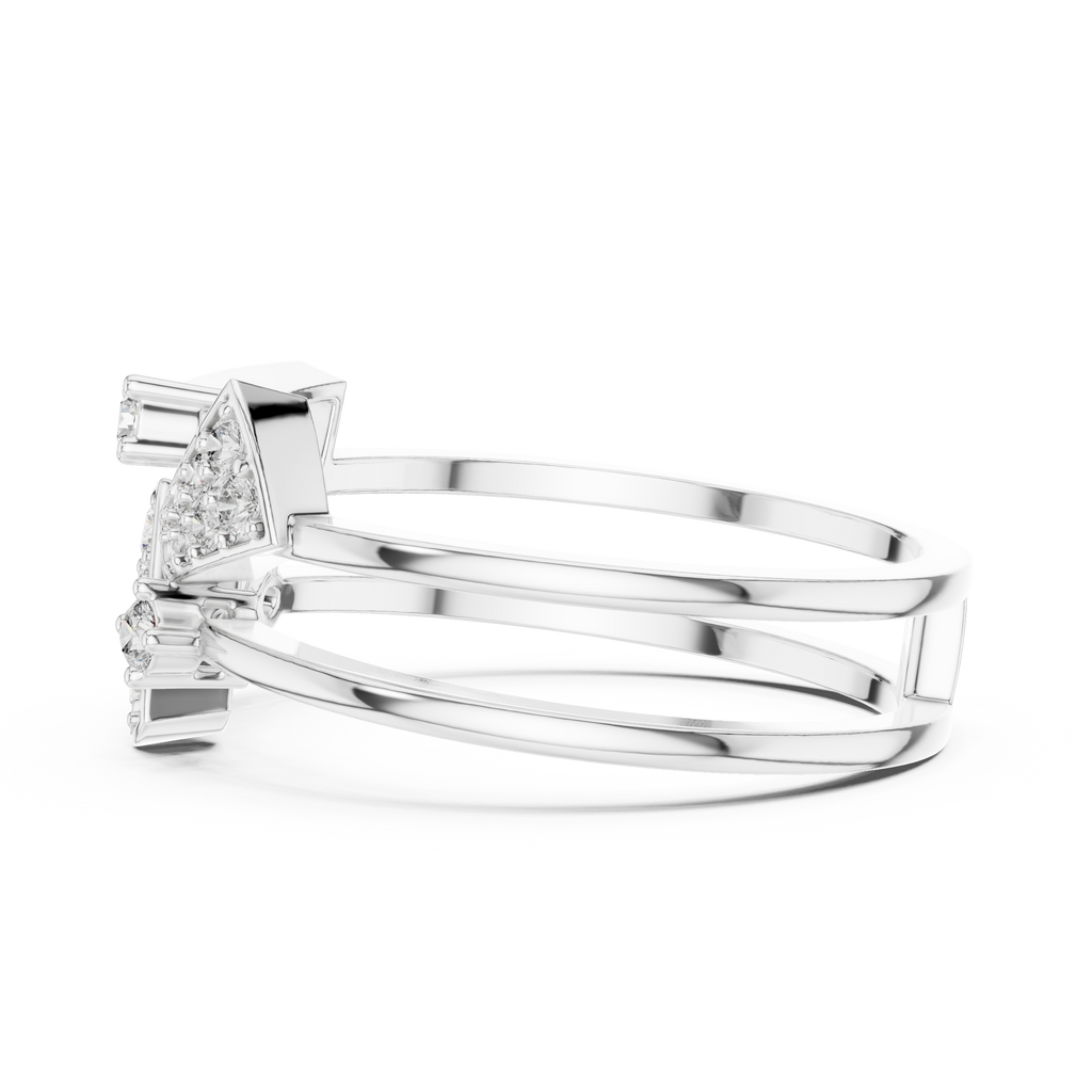 Golden Triangle Spark Ring