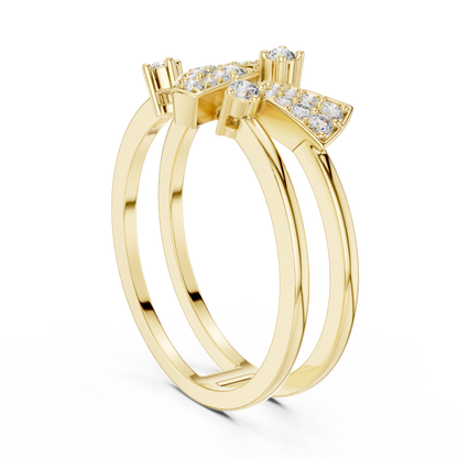 Golden Triangle Spark Ring