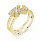 Golden Triangle Spark Ring
