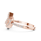 Luxe Orbit Twist Diamond Ring