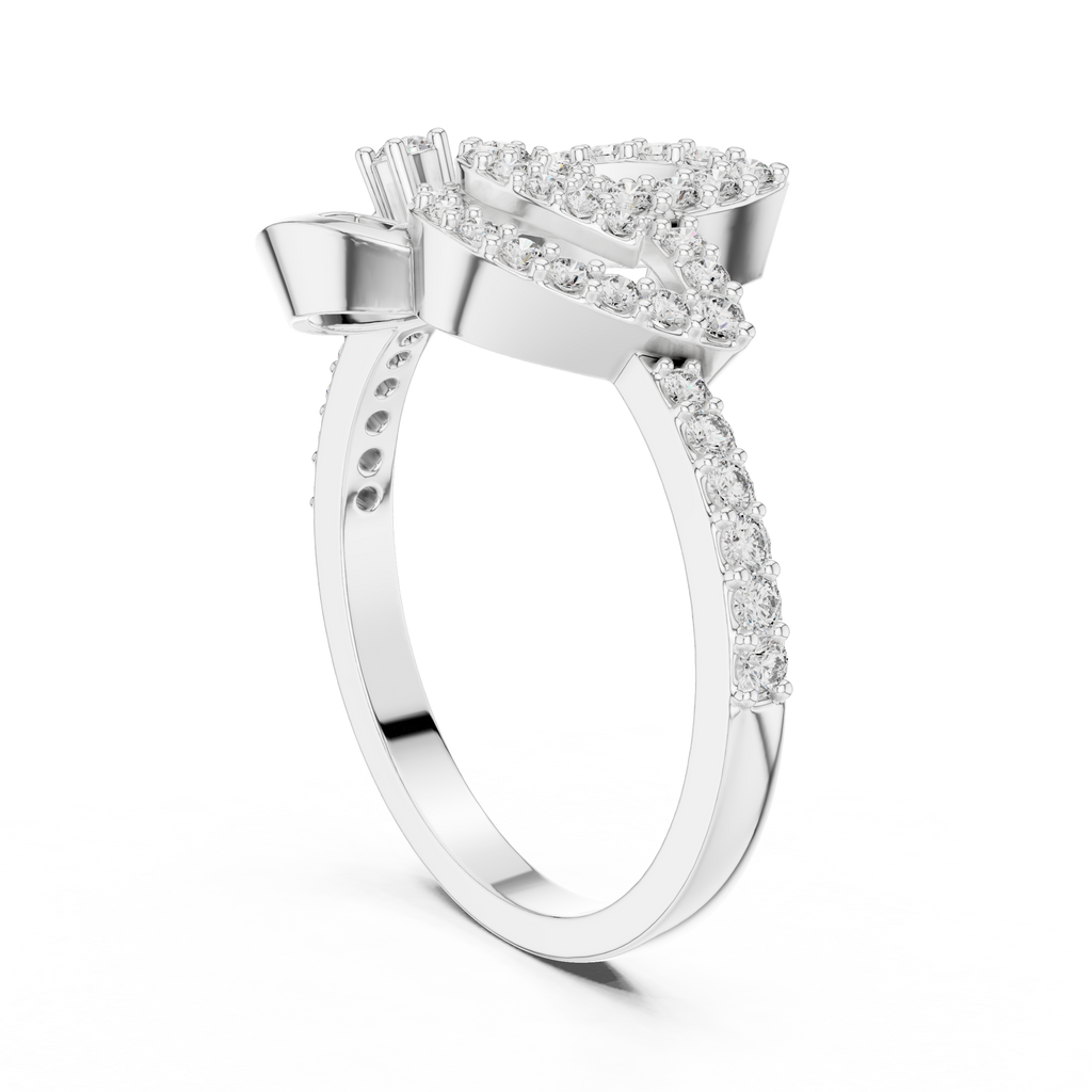 Luxe Orbit Twist Diamond Ring