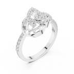 Luxe Orbit Twist Diamond Ring