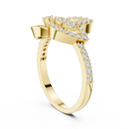 Luxe Orbit Twist Diamond Ring