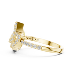 Luxe Orbit Twist Diamond Ring