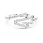 Sharp Curve Diamond Ring