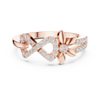 Floral Infinity Spark Ring