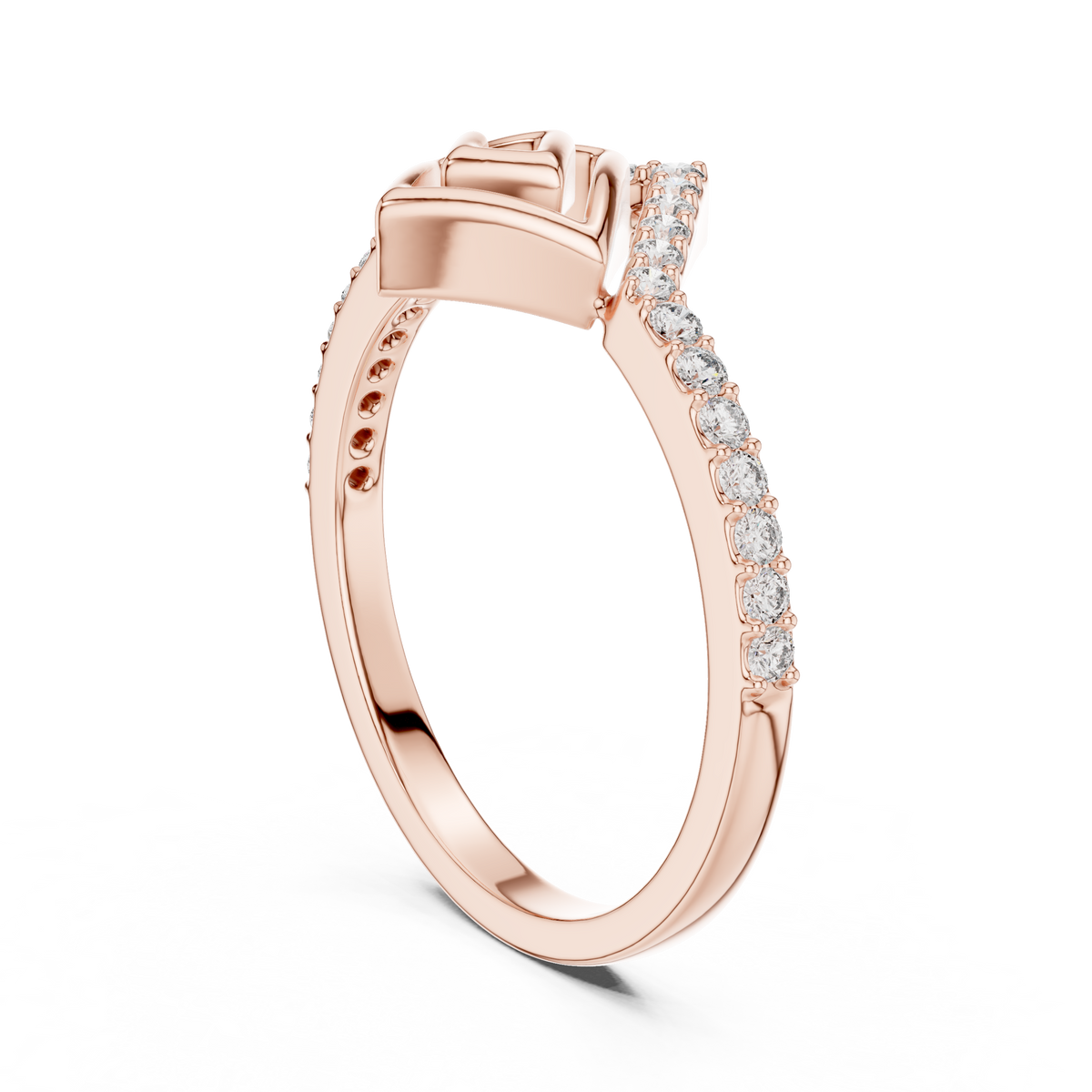 Radiant Geometry Gold Ring