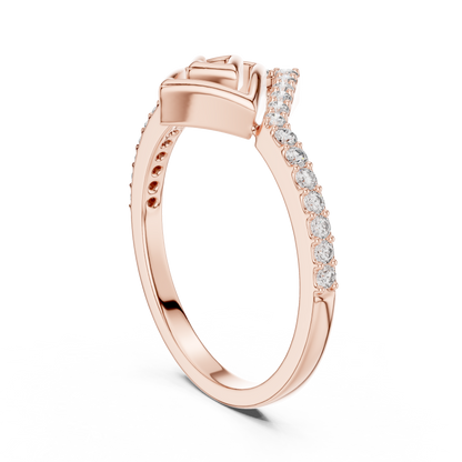 Radiant Geometry Gold Ring