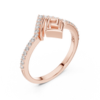 Radiant Geometry Gold Ring