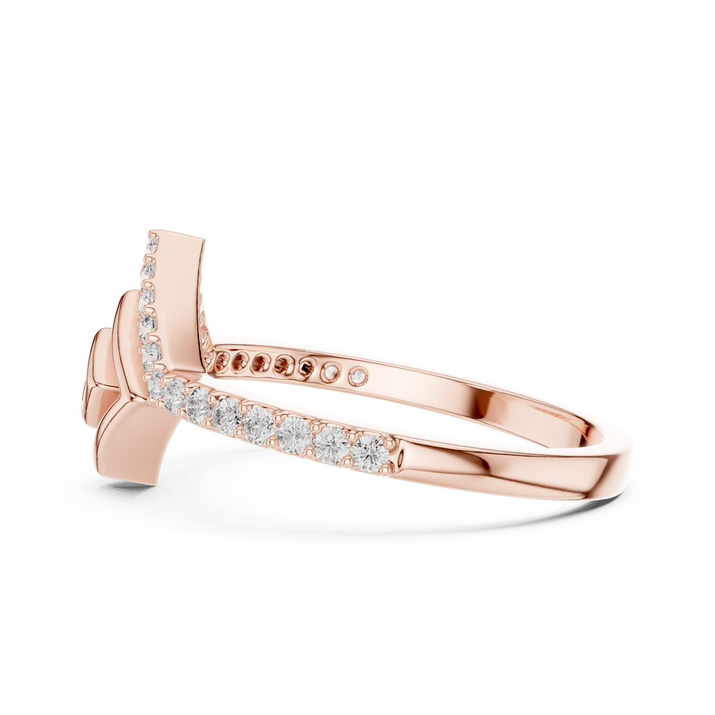 Radiant Geometry Gold Ring