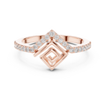 Radiant Geometry Gold Ring