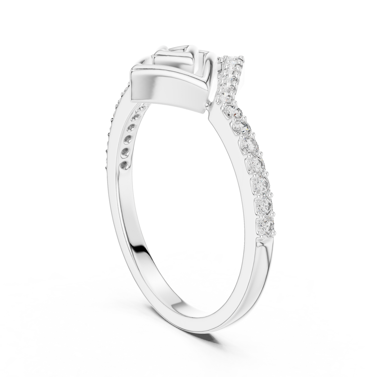Radiant Geometry Gold Ring