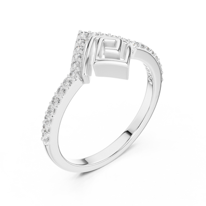 Radiant Geometry Gold Ring
