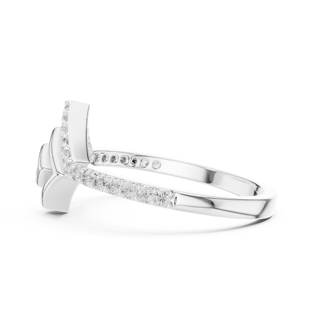 Radiant Geometry Gold Ring